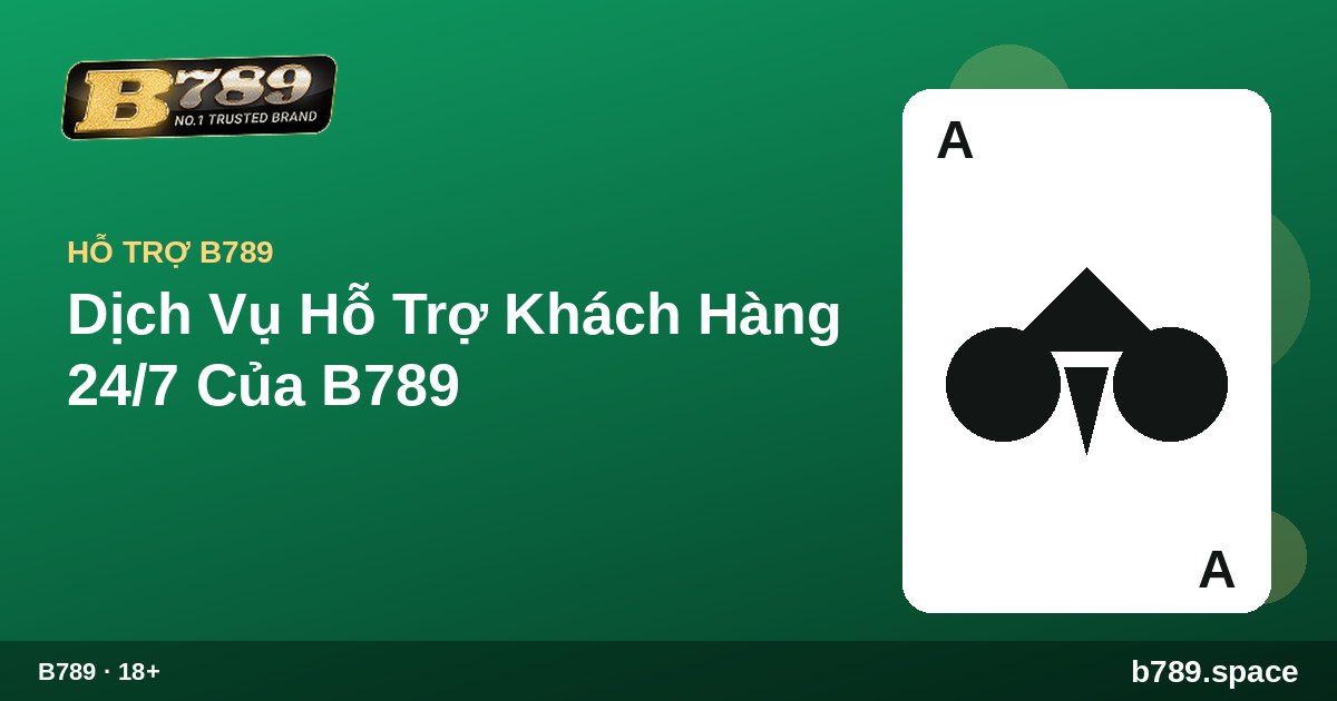 Dịch Vụ Hỗ Trợ Khách Hàng 24/7 Của B789 | cẩm nang B789 b789.space