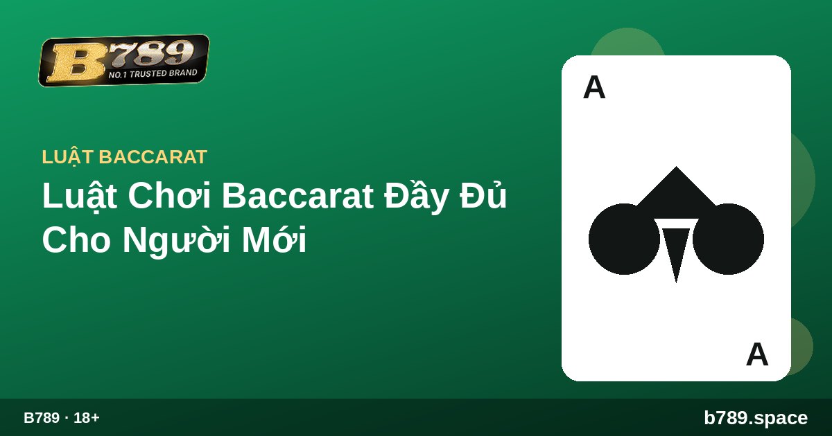 Luật Chơi Baccarat Đầy Đủ Cho Người Mới | cẩm nang B789 b789.space